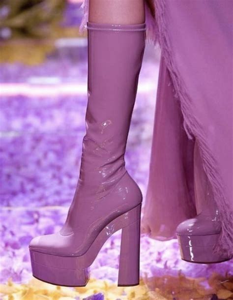 versace go-go boots
